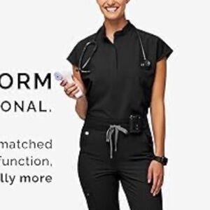 Figs Black Women's Top